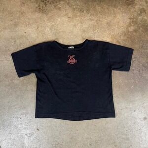 vintage 90s stolichnaya Russian vodka  streetwear tee with red logo